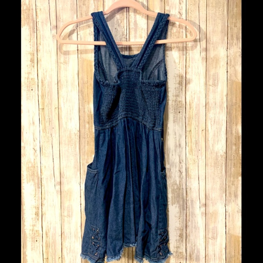 Abercrombie kids girls denim jumper